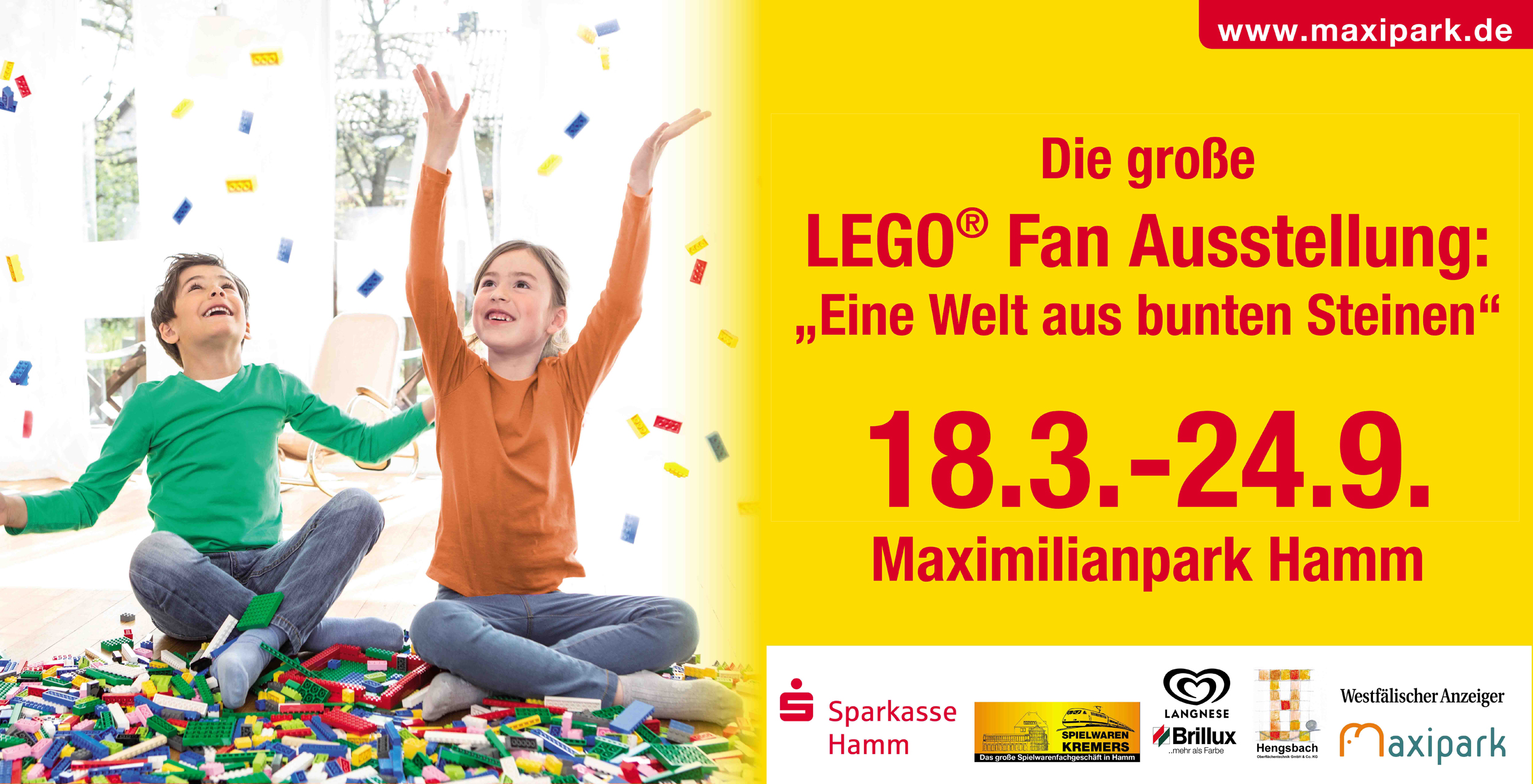 Die große LEGO Fan Ausstellung "Eine Welt aus bunten Steinen"