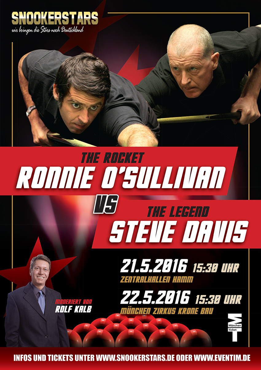 Snooker: Ronnie O'Sullivan vs Steve Davis