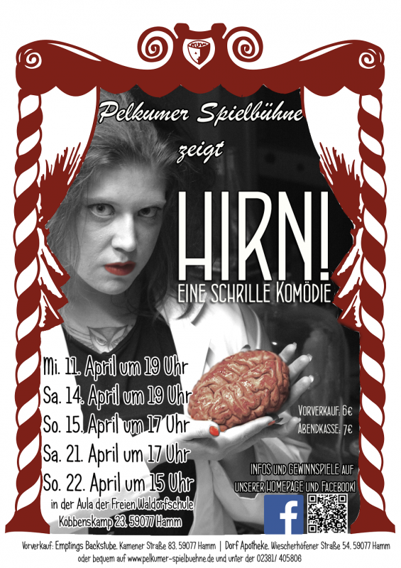 Pelkumer Spielbühne zeigt: "HIRN!" - eine schrille Komödie