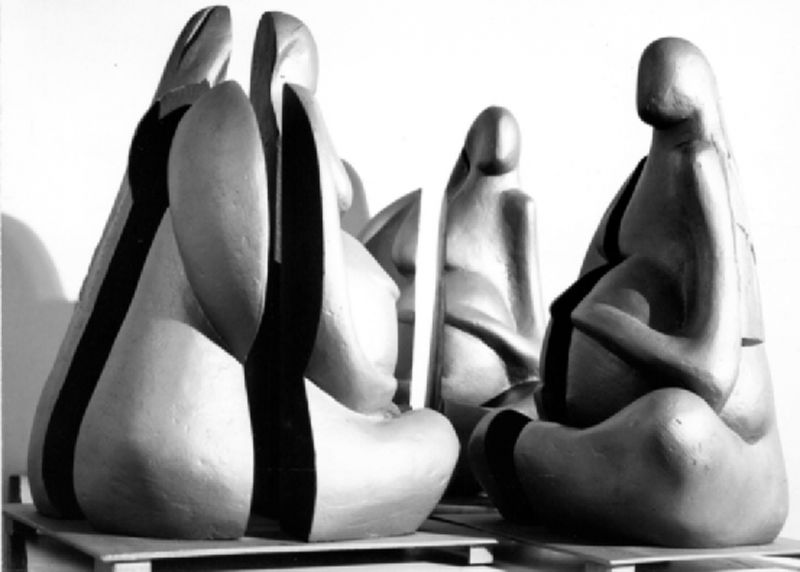 Krieg und Frieden - Reflexionen eines Pazifisten, Jockel Reisner Skulpturen und Installation