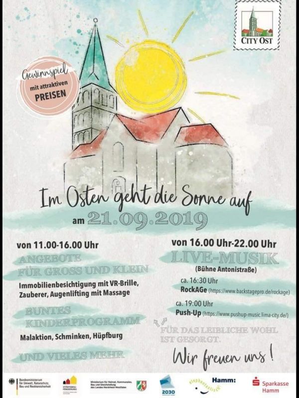 Im Osten geht die Sonne auf... und die Musik an!