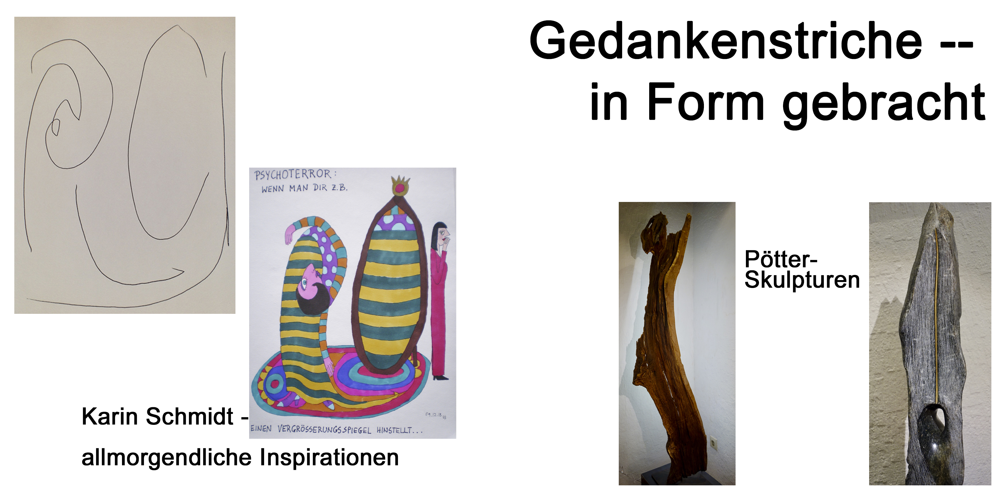 Gedankenstriche -- in Form gebracht